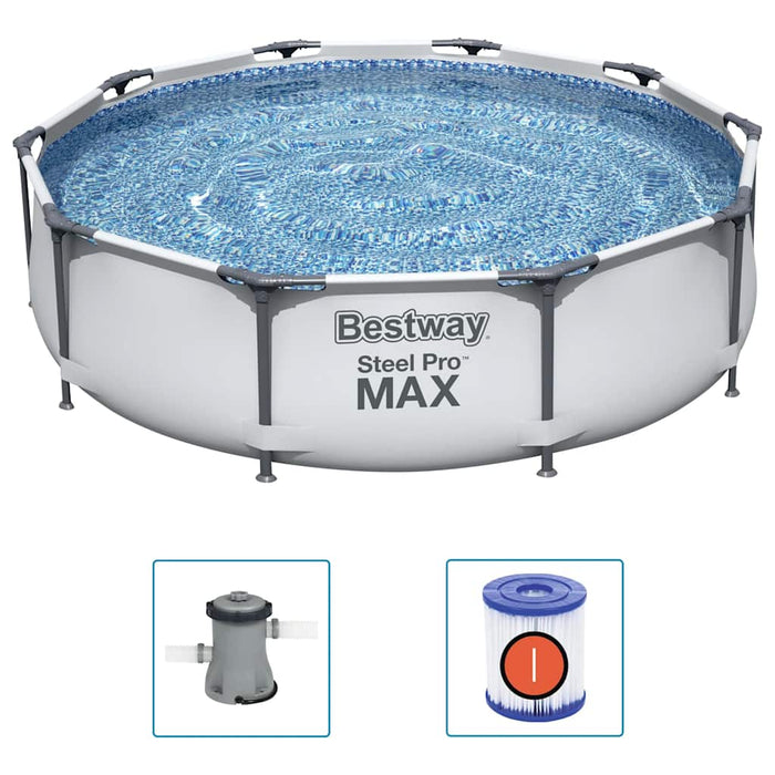 Bestway Set Piscina Steel Pro MAX 305x76 cmcod mxl 117816