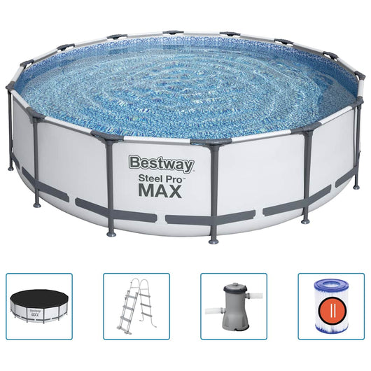 Bestway Set Piscina Steel Pro MAX 427x107 cmcod mxl 117819