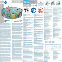 Bestway Piscina Steel Pro MAX 274x66 cm 3202559