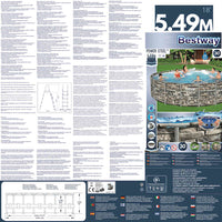 Bestway Set Piscina Power Steel 488x305x107 cm 3202570