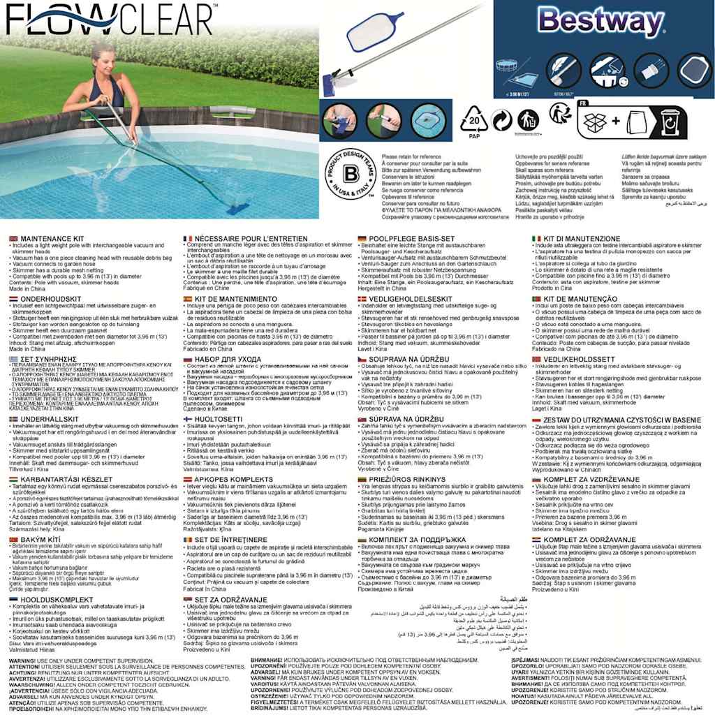 Bestway Kit di Manutenzione per Piscine Fuori Terra Flowclear 3202584