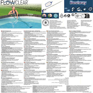 Bestway Kit di Manutenzione per Piscine Fuori Terra Flowclear 3202584