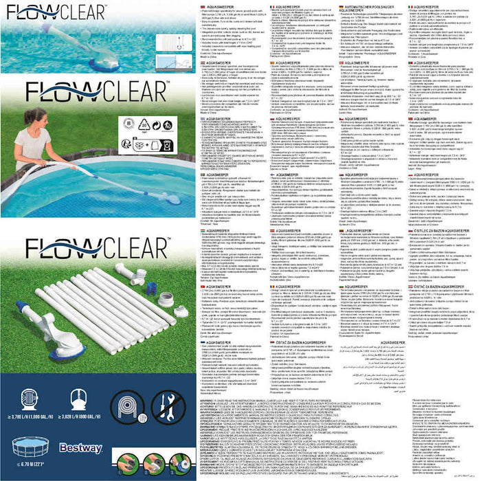 Bestway Aspiratore Automatico Flowclear AquaSweeper 3202586