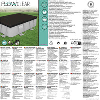 Bestway Copertura per Piscina Flowclear 269x179 cm 3202589