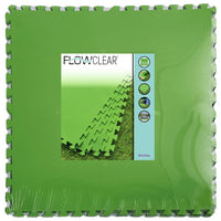 Bestway Protezioni per Pavimenti Piscine 9 pz Verdi 4,57 m² 3202591