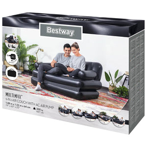 Bestway Divano Letto Doppio Gonfiabile 5 in 1 188x152x64 cm 3202633