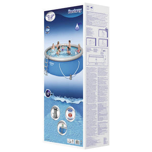 Bestway Set Piscina Gonfiabile Rotonda Fast Set 457x122 cm 3202641