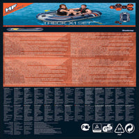 Bestway Hydro-Force Gommone Gonfiabile con Pompa e Remi Blu 3202656