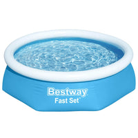 Bestway Piscina Gonfiabile Rotonda Fast Set 244x66 cm 57265 3202657