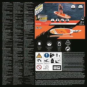 Bestway Hydro-Force Set Tavola da Paddle Gonfiabile Aqua Journey 3202658