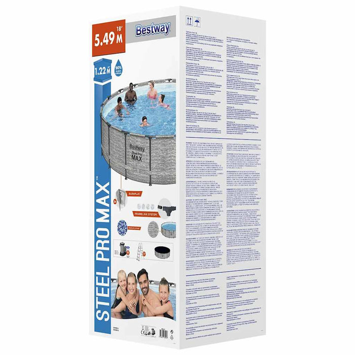 Bestway Piscina Power Steel 549x122 cm 3202674
