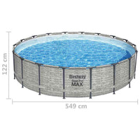 Bestway Piscina Power Steel 549x122 cm 3202674