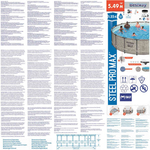 Bestway Piscina Power Steel 549x122 cm 3202674