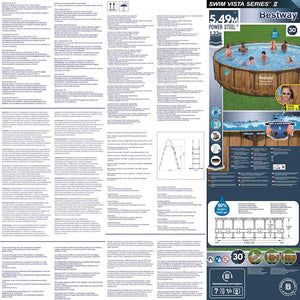 Bestway Set Piscina Power Steel 549x122 cm 3202676