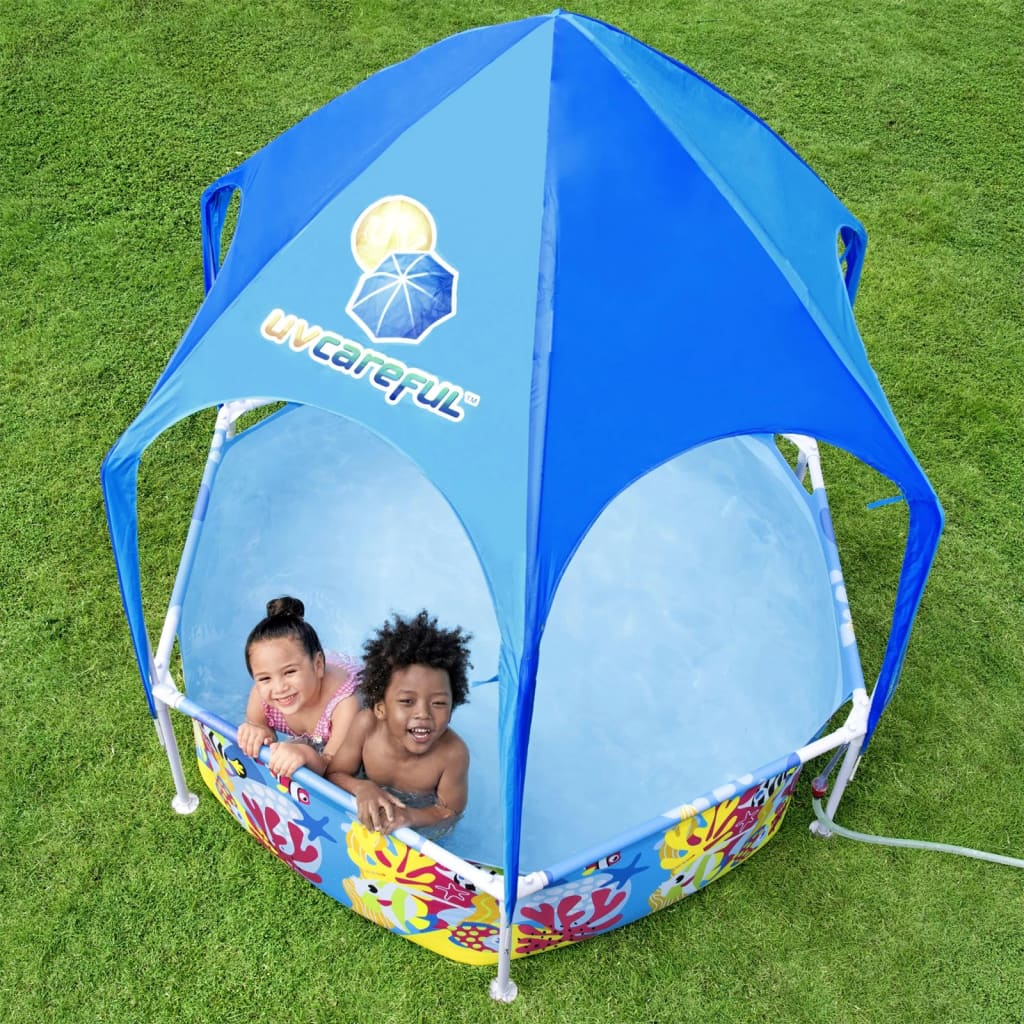 Bestway Piscina per Bambini Fuori Terra Pro Anti UV Acciaio 183x51cm 3202686