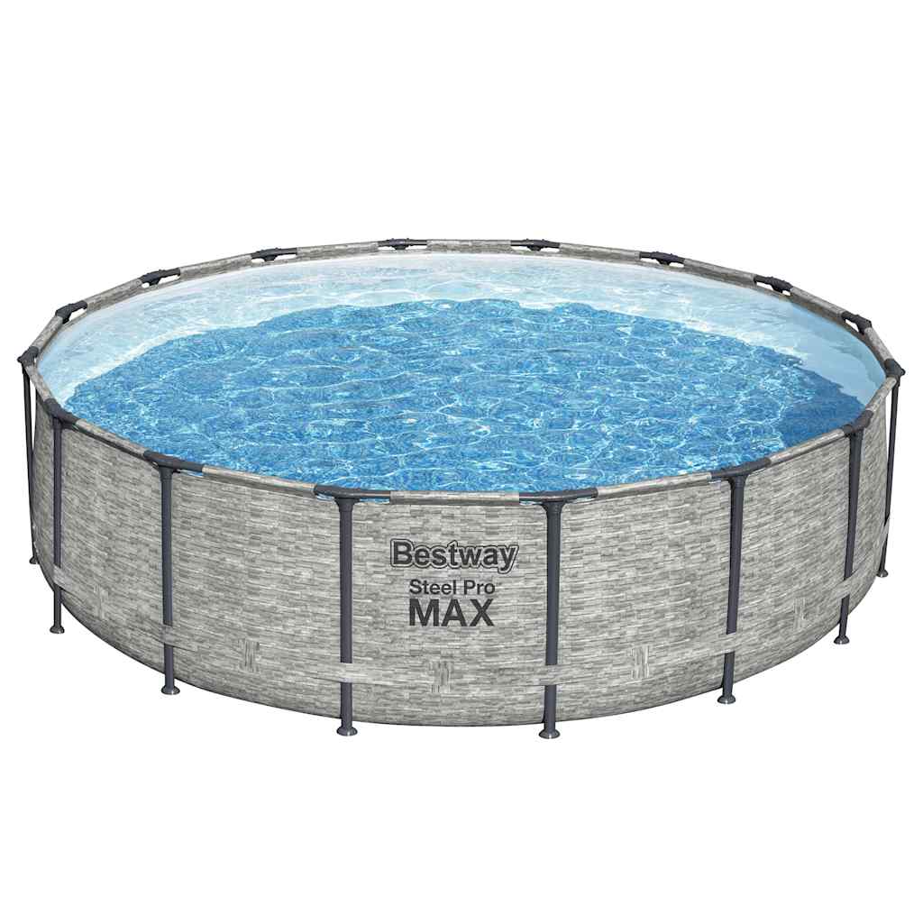 Bestway Piscina Rotonda Power Steel 488x122 cm 3202688