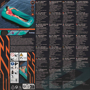 Bestway Lettino Gonfiabile Rete Hydro Force Sol Venture 188x109cm Blu 3202697