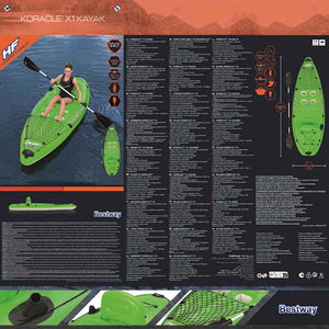 Bestway Kayak Gonfiabile Hydro-Force Koracle 3202706