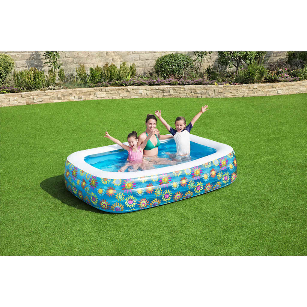 Bestway Piscina Gonfiabile per Bambini Blu 229x152x56 cm 3202707