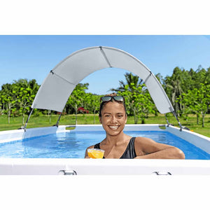 Bestway Tettoia per Piscina Fuori Terra Bianco 3202715