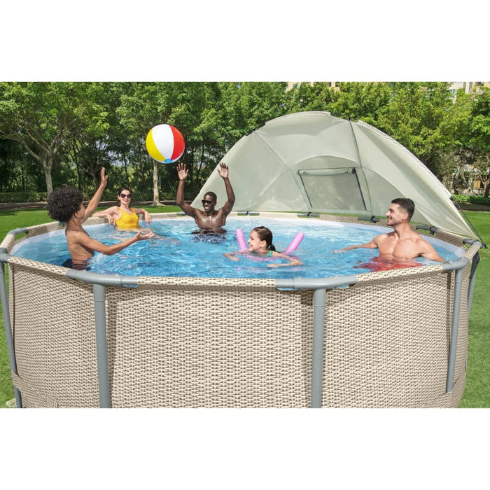 Bestway Tettoia per Piscina Fuori Terra Bianco 3202716