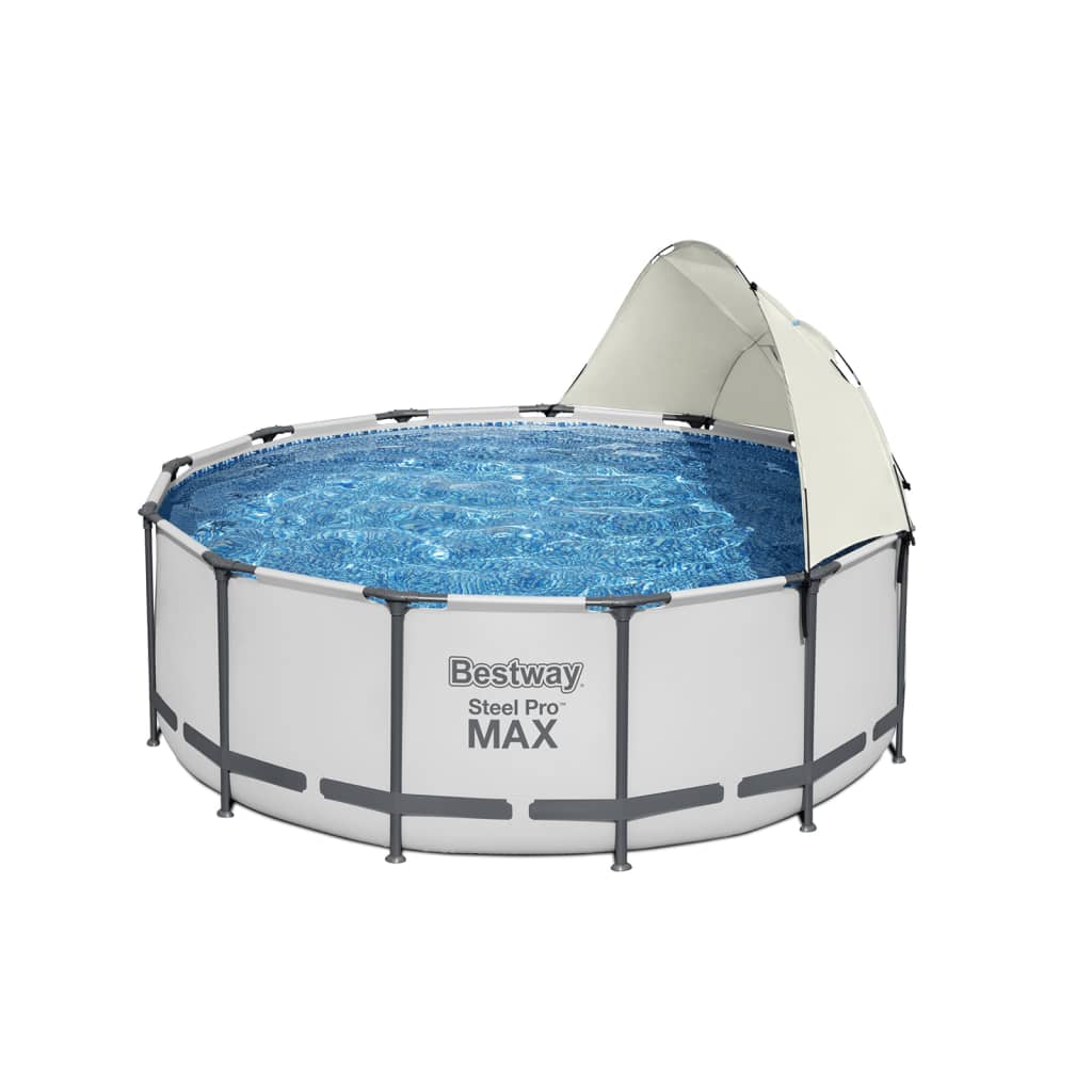 Bestway Tettoia per Piscina Fuori Terra Bianco 3202716