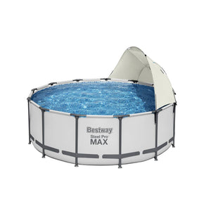 Bestway Tettoia per Piscina Fuori Terra Bianco 3202716