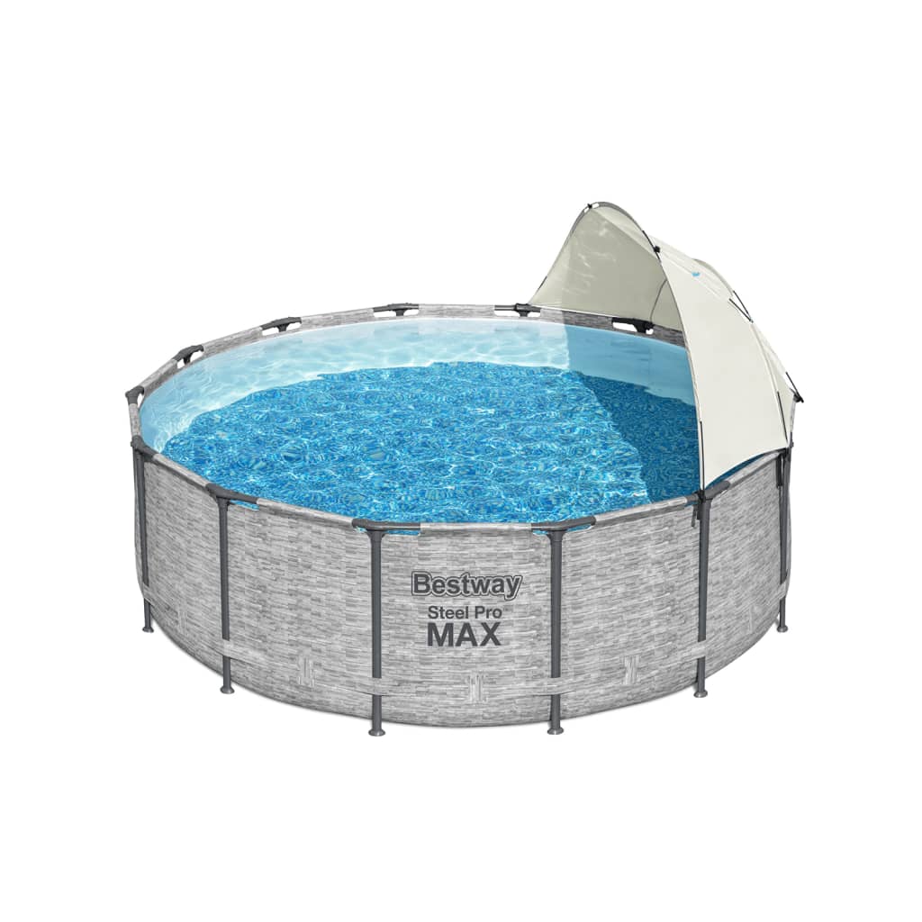 Bestway Tettoia per Piscina Fuori Terra Bianco 3202716