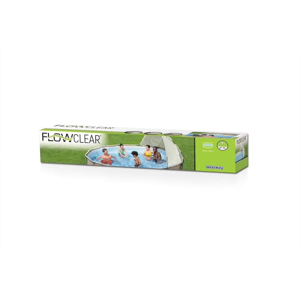 Bestway Tettoia per Piscina Fuori Terra Bianco 3202716