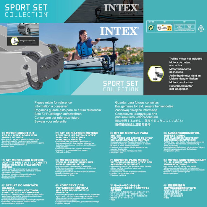 INTEX Kit Montaggio Motore per Gommoni 68624 3202728