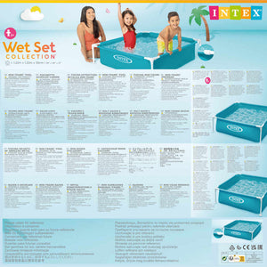 INTEX Piscina Mini Frame 122x122x30 cm 3202745