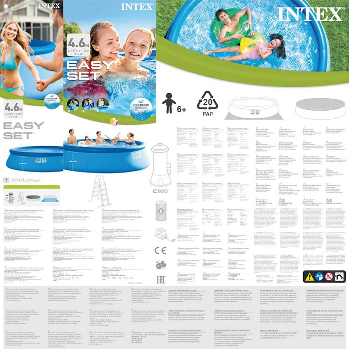 INTEX Piscina Easy Set 457x122 cm 3202750