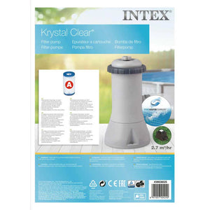 INTEX Pompa con Filtro a Cartuccia 3407 L/h 28638GS 3202767