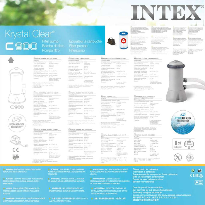 INTEX Pompa con Filtro a Cartuccia 3407 L/h 28638GS 3202767