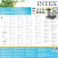 INTEX Pompa con Filtro a Cartuccia 9463 L/h 28634GS 3202769