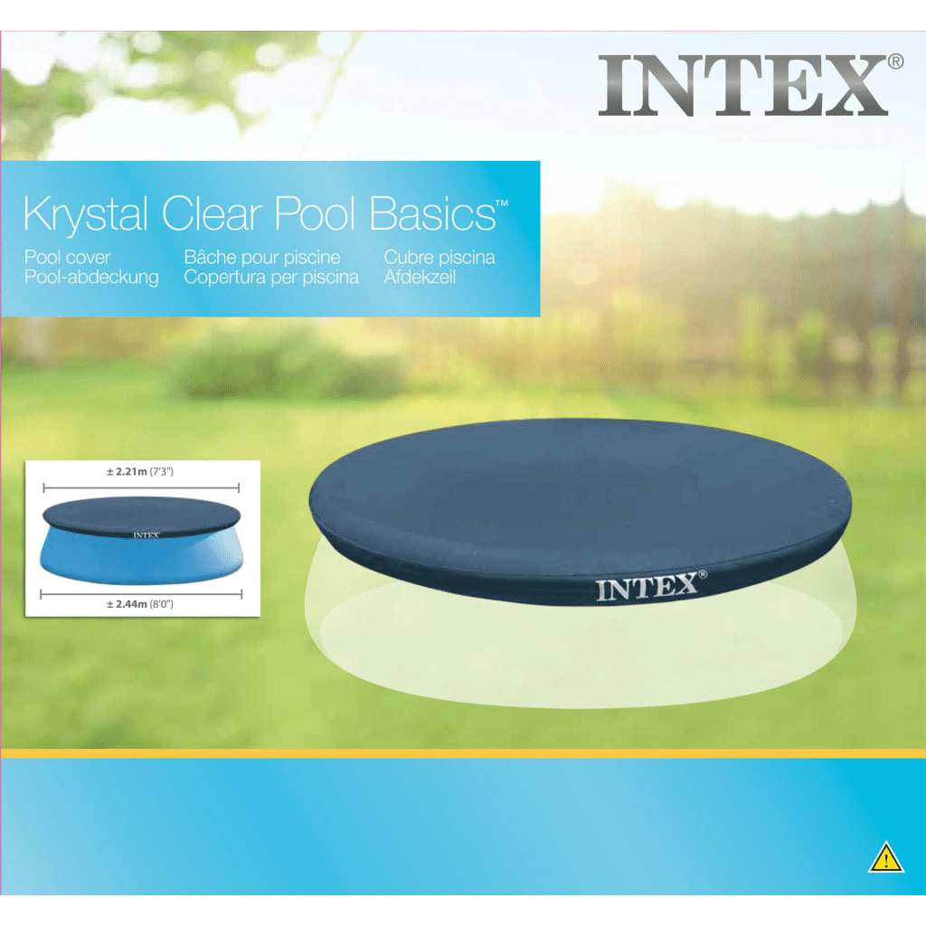 INTEX Copertura per Piscina Rotonda 244 cm 3202776
