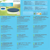 INTEX Copertura per Piscina Rotonda 244 cm 3202776