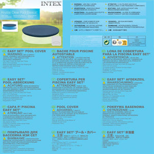 INTEX Copertura per Piscina Rotonda 244 cm 3202776
