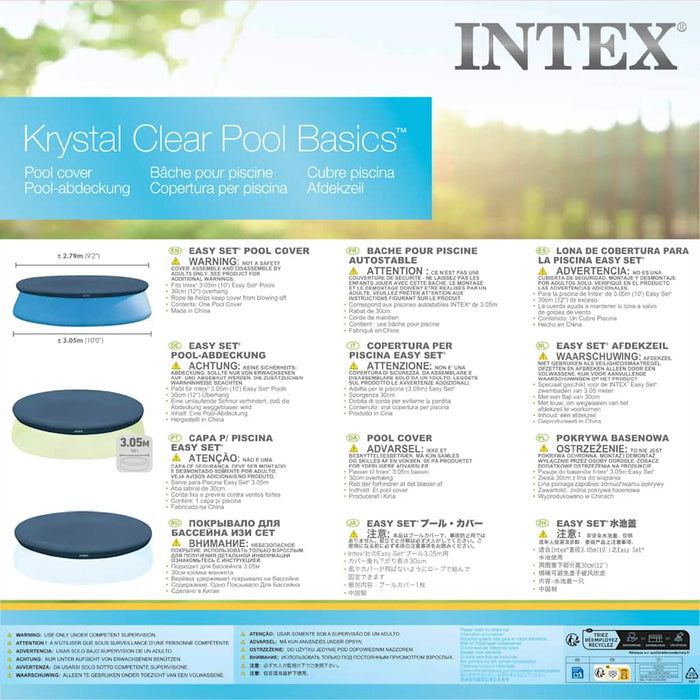 INTEX Copertura per Piscina Rotonda 305 cm 3202777