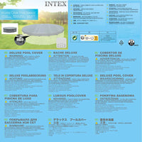 INTEX Copertura per Piscina Rotonda Deluxe 488 cm 3202789