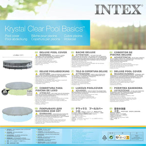 INTEX Copertura per Piscina Rotonda Deluxe 549 cm 3202790