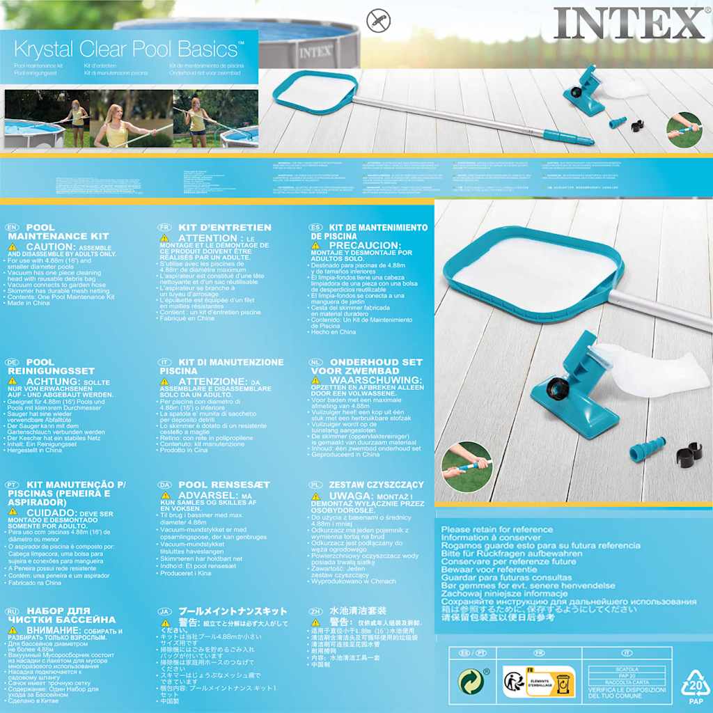 INTEX Kit Manutenzione Piscina 28002 3202791