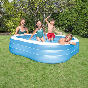 INTEX Piscina Gonfiabile Swim Center Beach Wave 229x229x56 cm 57495NP 3202799