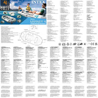 INTEX Gommone Mariner 4 328x145x48 cm 68376NP 3202821