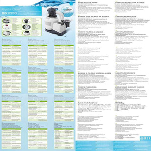 INTEX Pompa con Filtro a Sabbia Krystal Clear 26646GS 7,9 m³/h 3202838