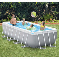 INTEX Set Piscina Prism Frame Rettangolare 400x200x100 cm 3202845