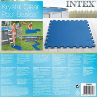 INTEX Protezioni del Pavimento della Piscina 8 pz 50x50 cm Blu 3202858