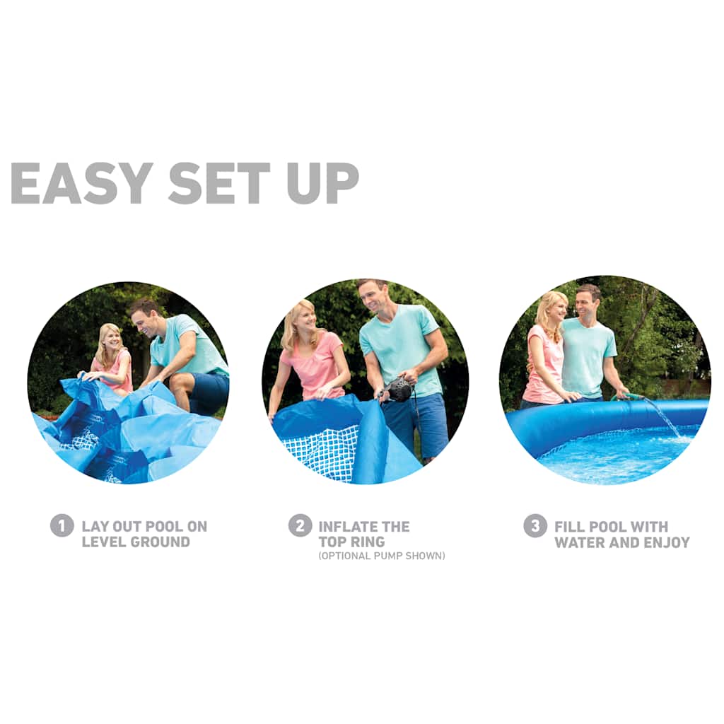 INTEX Piscina Easy Set con Sistema di Filtri 457x84 cm 3202882