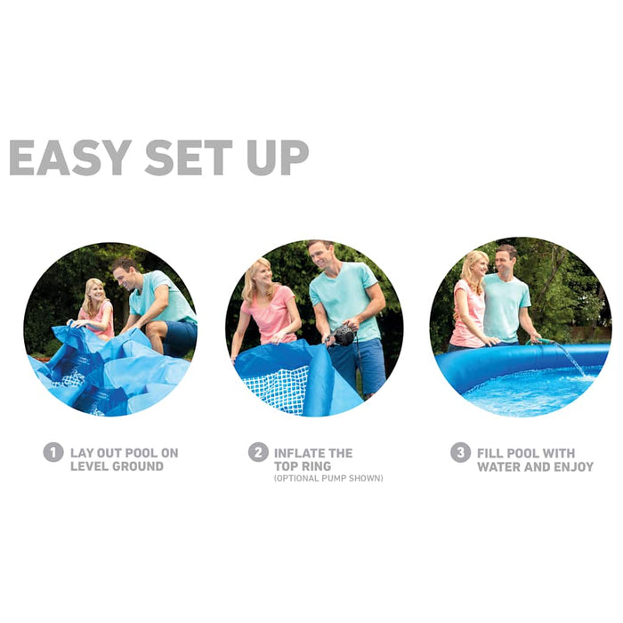 INTEX Piscina Easy Set con Sistema di Filtri 457x84 cm 3202882