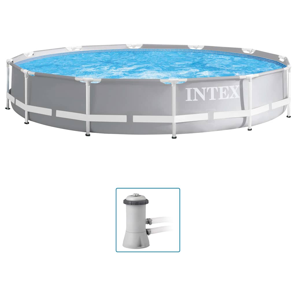 INTEX Set Piscina Prism Frame Premium 366x76 cm 3202886